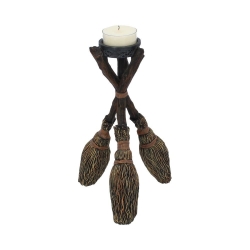 Świecznik na Tealight Miotły - Broomstick Tea Light Holder
